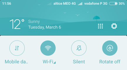 android settings